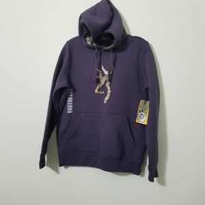 BROWNING WOMENS BUCKMARK CAMO SWEATSHIRT HOODIE